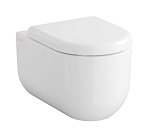 Унитаз подвесной безободковый Vitra Liquid 7321B403-0075 белый, без сиденья