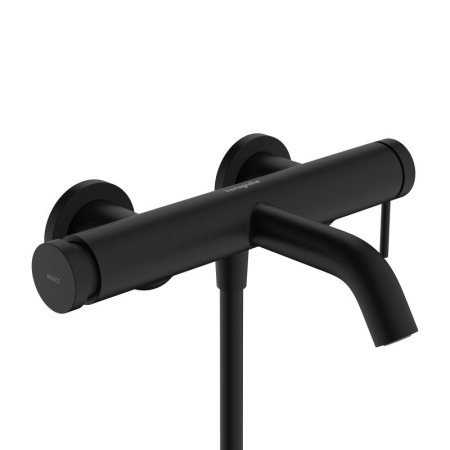 Смеситель для ванны с душем Hansgrohe Tecturis S 73422670 черный матовый