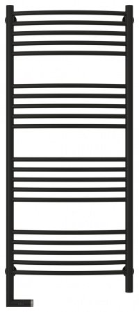 Полотенцесушитель электрический Сунержа Богема 2.0 120х50 черный матовый, подключение правое