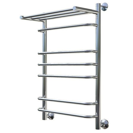 Полотенцесушитель водяной Тругор Идеал серия 3 80х50 хром, с полкой