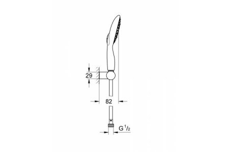 Душевой гарнитур Grohe Power and Soul 130 27742000 хром