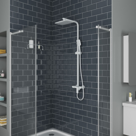 Душевая система D&K Berlin DA1433726A02, белый