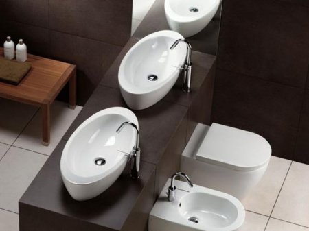 Раковина-чаша Hatria Nido 75 YOR2 Белая