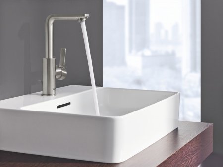 Смеситель для раковины Grohe Lineare 23296DC1 суперсталь