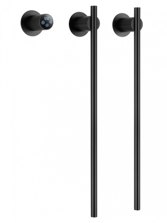 Полотенцесушитель электрический встраиваемый WONZON & WOGHAND DORTMUND, Черный матовый (WW-A362-MB)