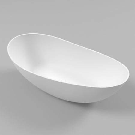 Ванна WHITECROSS Ruby 165x75 (белый мат) иск. камень