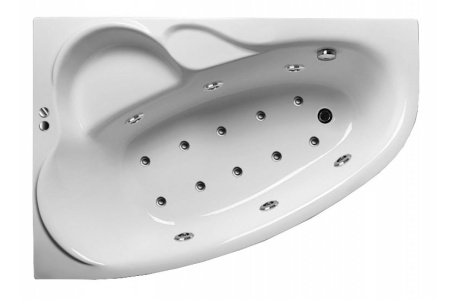 Ванна акриловая левосторонняя Relisan ARIADNA Гл000001460, 135x95