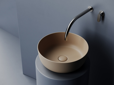 Раковина накладная 35см Ceramica Nova Element CN6073MC капучино матовый