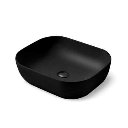 Раковина накладная 50см Vincea VBS-101MB черный матовый