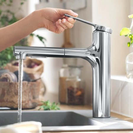 Смеситель для кухни Hansgrohe Zesis M33 74801000 хром