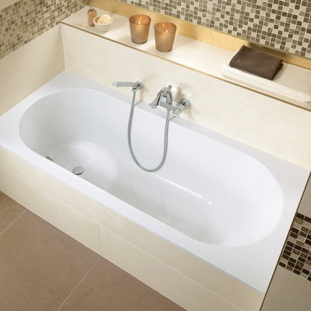 Квариловая ванна Villeroy & Boch Libra 180х80см белый