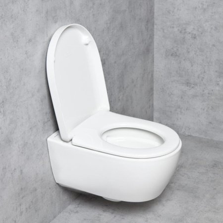 Унитаз подвесной безободковый Geberit iCon 204060000 без сиденья