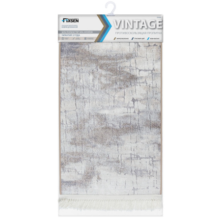 Коврик для ванной 1-ый Fixsen VINTAGE, FX-7000A, бежевый, 50х80 см