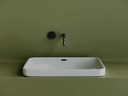 Раковина встраиваемая сверху 60см Ceramica Nova Element CN5041 белый