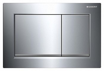 Кнопка смыва Geberit Omega 30 115.080.KH.1 хром глянцевый/хром матовый