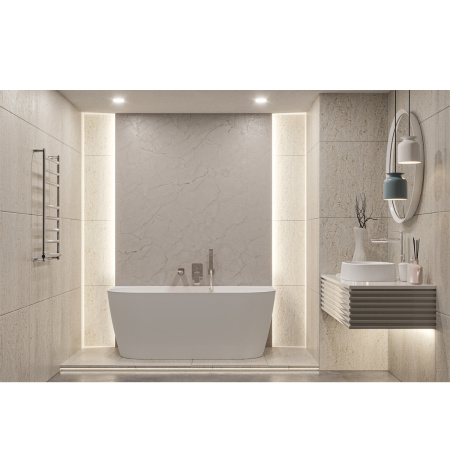 Ванна WHITECROSS Pearl B 155x78 (белый мат) иск. камень