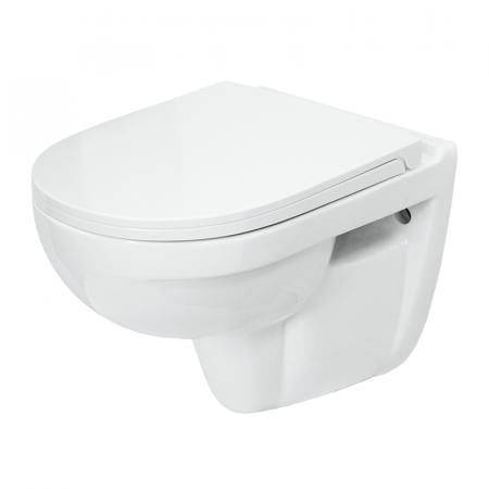 Унитаз подвесной Sanita Luxe Best DM BSTSLWH0104 белый с сиденьем микролифт