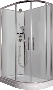 Душевая кабина Timo Ilma ILMA-902 L 120x80x225 профиль черный матовый, стекло прозрачное