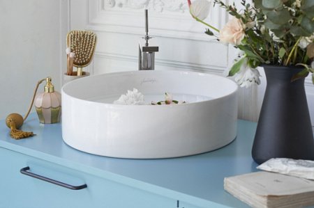 Раковина накладная 41см Jacob Delafon Delta Pure E90012-0 белый