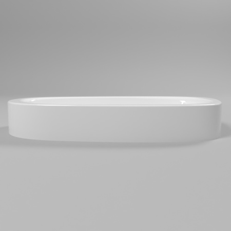 Умывальник WHITECROSS Moonstone E 70x35 (белый глянец) иск. камень