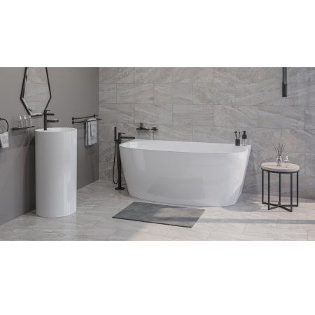 Ванна WHITECROSS Pearl A 155x80 (белый глянец) иск. камень