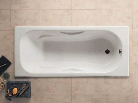 Чугунная ванна Roca Malibu 230960000 170х75 см без отверстий под ручки