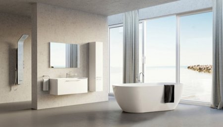 Душевая панель Ravak Totem Jet Pure X01501 с гидромассажем Хром матовый