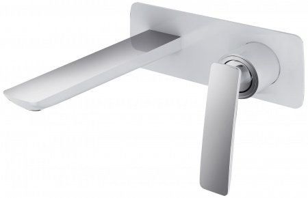Смеситель для раковины Timo Helmi 4071/00-16SM хром;белый глянцевый