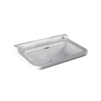 Раковина подвесная на 3 отверстия 80см Kerasan Waldorf 4141K1bi/cr*3 белый