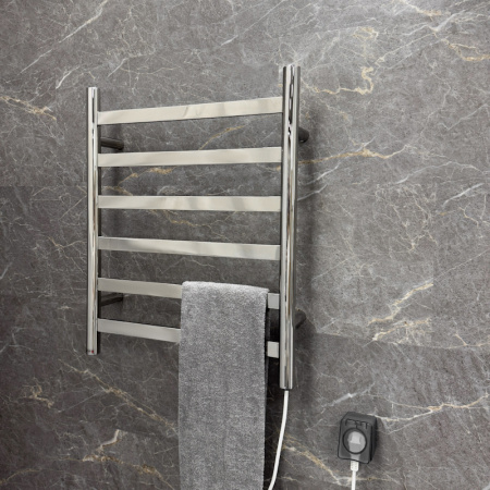 Полотенцесушитель электрический Fixsen TECHNO 600х500 FX-7300, хром