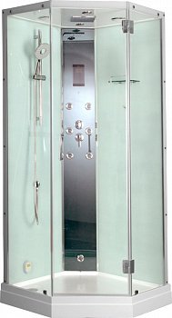 Душевая кабина Timo Premium ELTA H-312 R 90x90x220 профиль хром глянцевый, стекло прозрачное