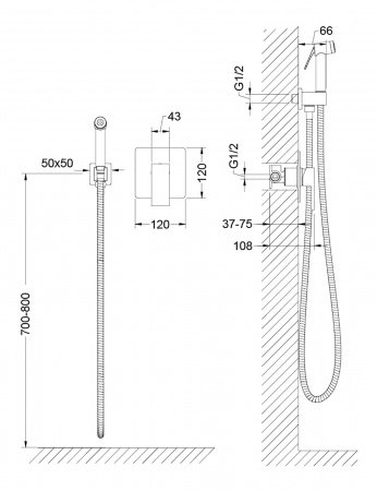Смеситель для душа Timo Selene 2089/00SM хром