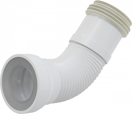 Фановая труба Alcaplast A970 гофровая белый