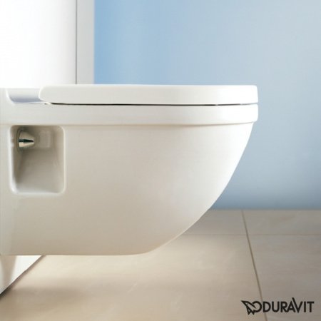 Комплект Duravit Starck 3: унитаз подвесной 360х540 мм 220009 + сиденье с микролифтом: 006389 цвет: белый