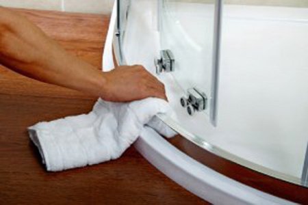 Душевой уголок Cezares Pratico RH-2 100x80 профиль Хром стекло прозрачное