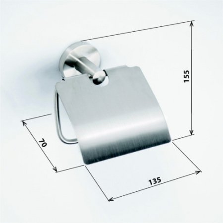 Держатель для туалетной бумаги Bemeta Neo stainless 104112015 Хром