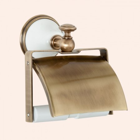 Держатель туалетной бумаги TW Harmony TWHA219bi Хром/белый