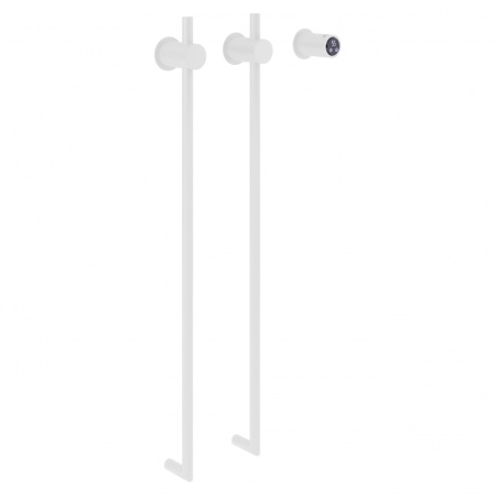 Полотенцесушитель электрический ABBER Charme AH4002MW белый матовый