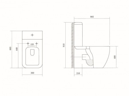 Унитаз-компакт Aquatek Либра AQ1263-00 с сиденьем Soft Close
