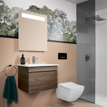 Унитаз подвесной Villeroy & Boch Venticello 4611R0R1 белый, без сиденья