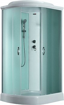 Душевая кабина Timo Eco TE-0702 R P 120x80x215 профиль белый, стекло рифленое