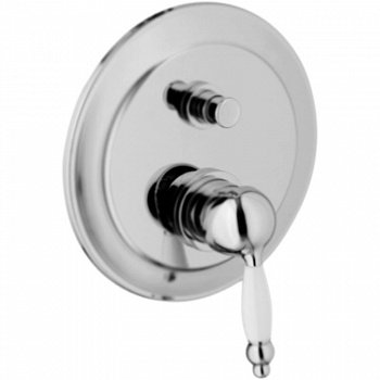 Смеситель для ванны и душа Webert Dorian DO860101 Хром Белый