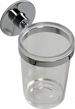 Стакан для зубных щеток Fixsen Round FX-92106 Хром