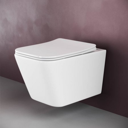 Унитаз подвесной Ceramica Nova Metric CN3007 белый