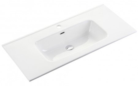 Раковина накладная 91см Ceramica Nova Element CN7002 белый