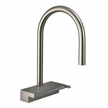 Смеситель для кухни Hansgrohe Aquno Select M81 73831800 нержавеющая сталь