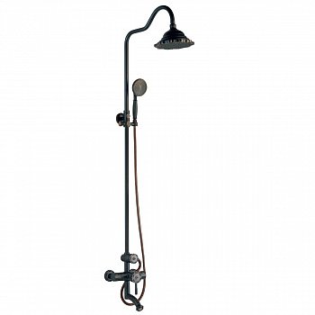 Душевая стойка Lemark Jasmine LM6662ORB бронза/черный