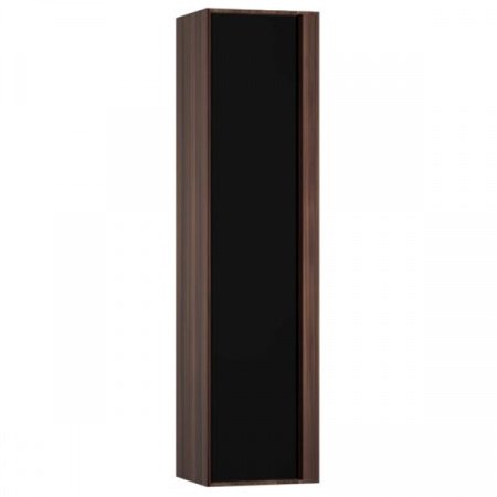 Шкаф-пенал Vitra Metropole 40 подвесной L Сливовое дерево Черный