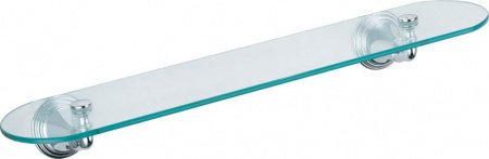 Стеклянная полка Fixsen Best FX-71603 Хром
