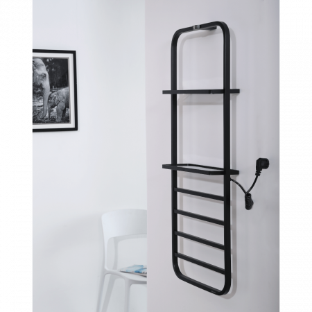 Полотенцесушитель электрический Black&White N-337B 101х40 черный матовый